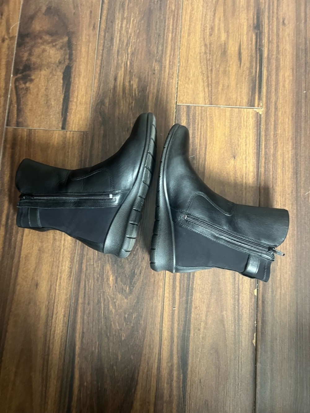 ECCO Black Leather Ankle Boots – Size 36 - Picture 8 of 12